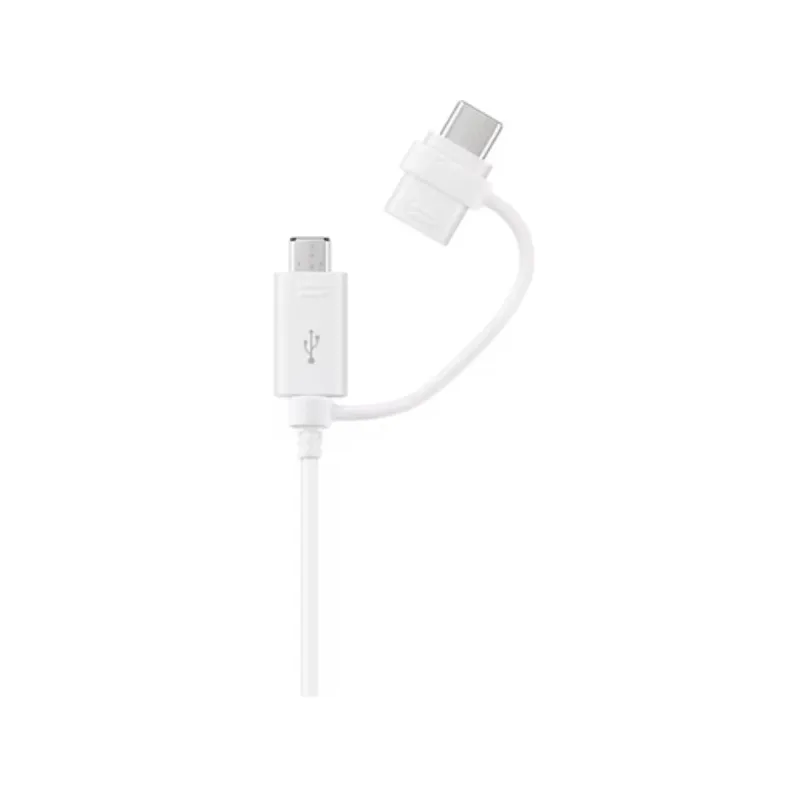 Kabel Samsung Combo USB - Micro USB + USB Typ-C EP-DG930DWEGWW 1.5 m, biały - obrazek 3