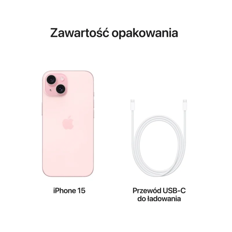 Apple iPhone 15 512GB Różowy (Pink) MTPD3 - obrazek 4