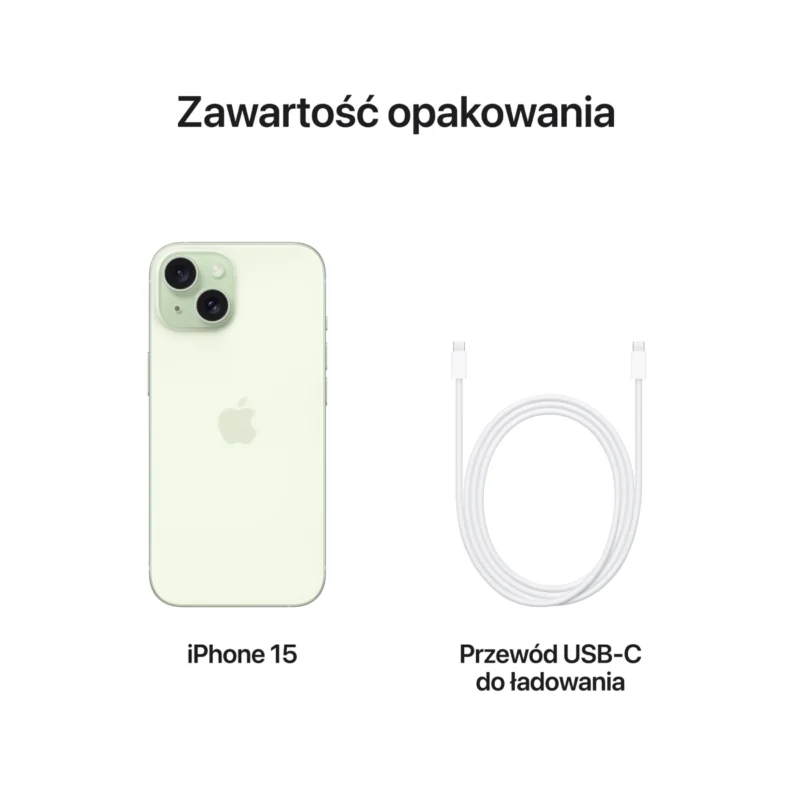 Apple iPhone 15 512GB Zielony (Green) MTPH3 - obrazek 4