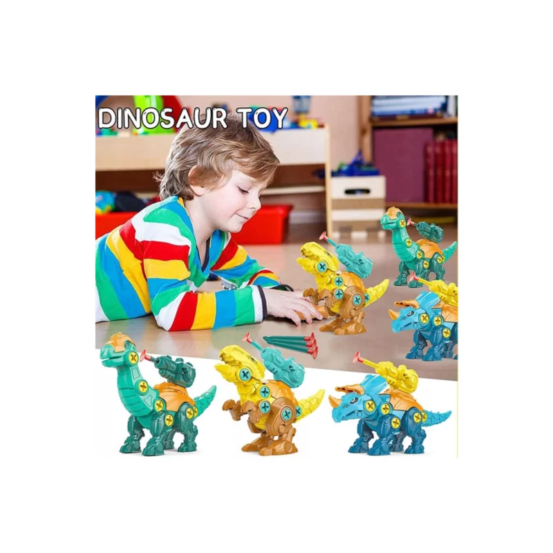 Turkusowy dinozaur do skręcania - obrazek 4
