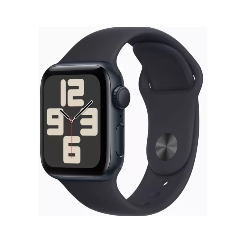 Apple Watch SE GPS 44mm Midnight Aluminium Case with Midnight Sport Band - S/M - obrazek 3