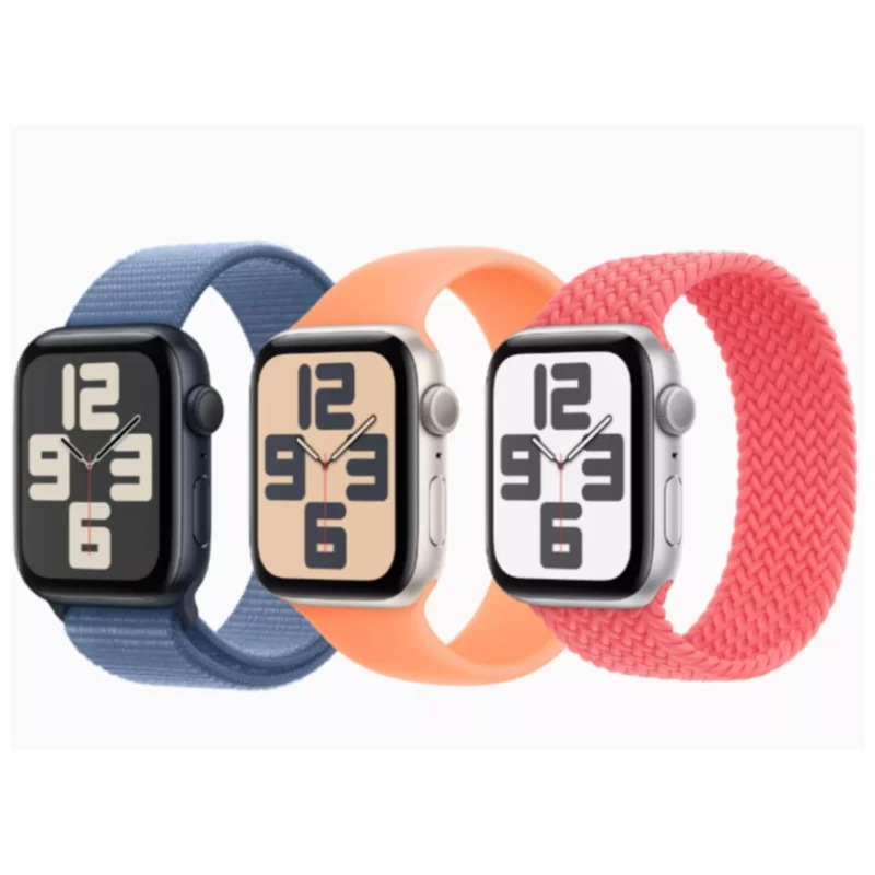 Apple Watch SE GPS 40mm Starlight Aluminium Case with Starlight Sport Loop - obrazek 3