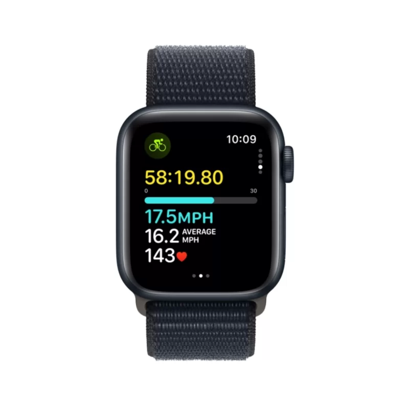 Apple Watch SE GPS 40mm Starlight Aluminium Case with Starlight Sport Loop - obrazek 4