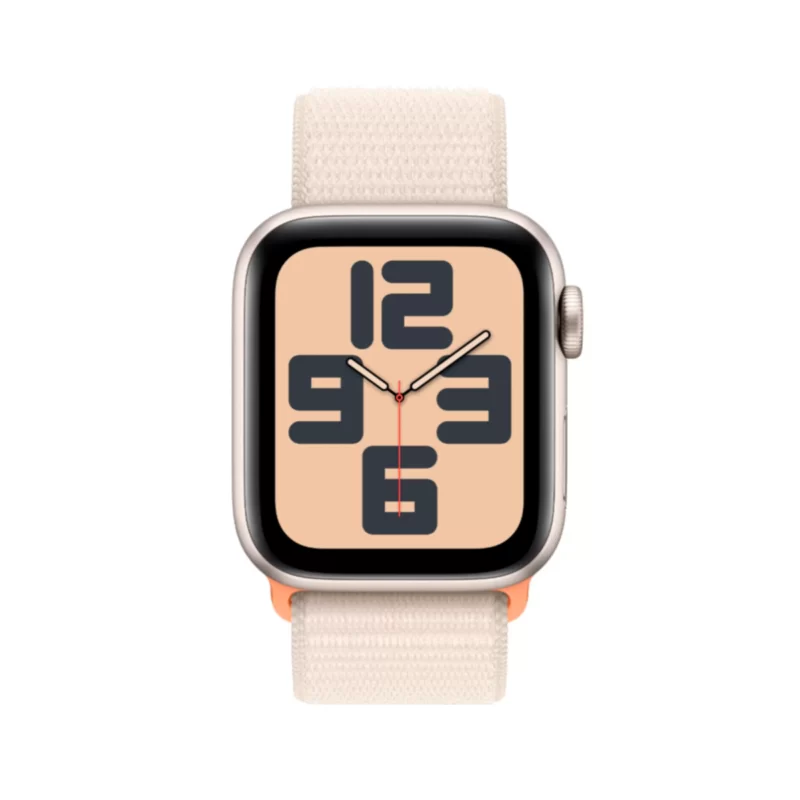 Apple Watch SE GPS 40mm Starlight Aluminium Case with Starlight Sport Loop