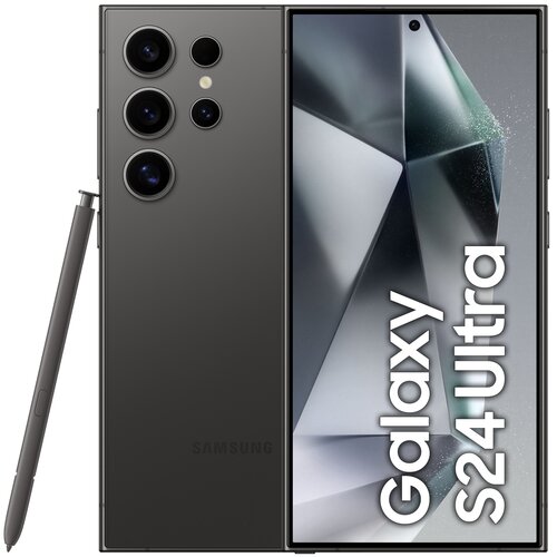 Smartfon-SAMSUNG-Galaxy-S24-Ultra-Czarny-logotyp