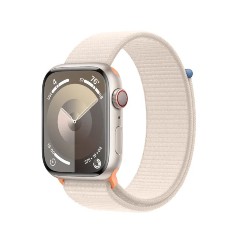 Apple Watch Series 9 GPS 45mm Starlight Aluminium Case with Starlight Sport Loop MR983