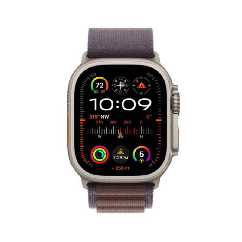 Apple Watch Ultra 2 GPS + Cellular, 49mm Titanium Case with Indigo Alpine Loop - Medium MRET3 - obrazek 2