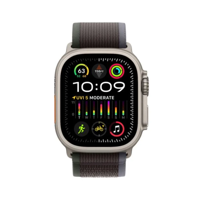 Apple Watch Ultra 2 GPS + Cellular, 49mm Titanium Case with Blue/Black Trail Loop - M/L MRF63 - obrazek 2