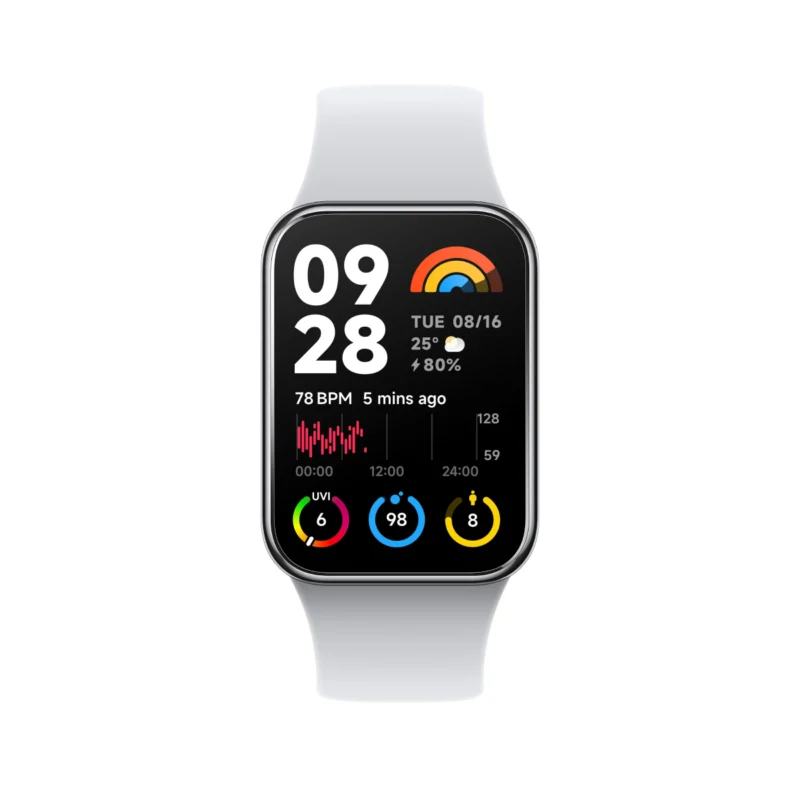 Xiaomi Mi SmartBand 8 Pro Szary (Light Grey) - obrazek 2