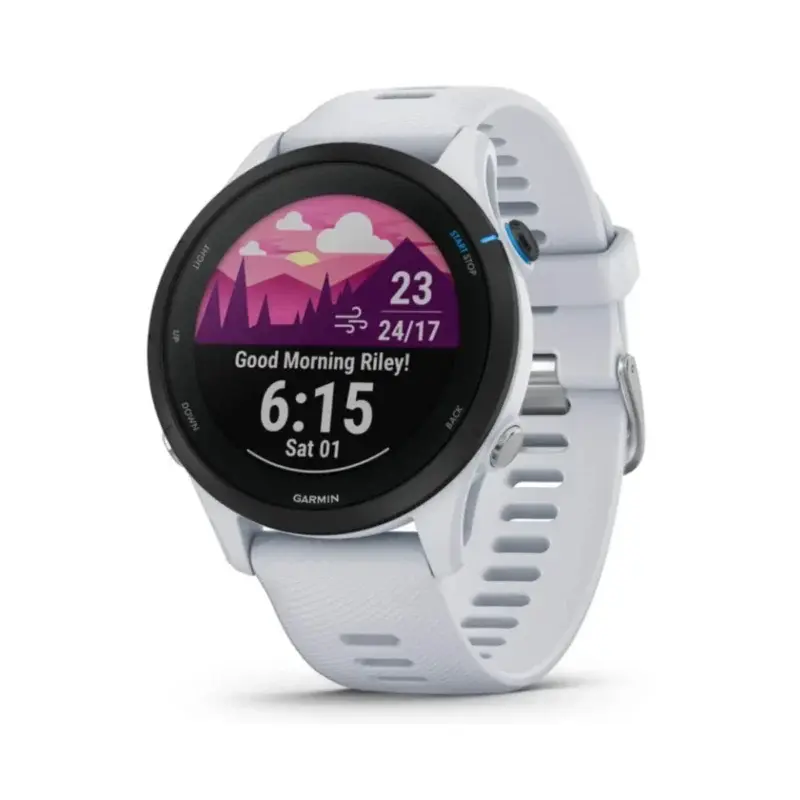 Garmin Forerunner 255 Music Biały (Whitestone)