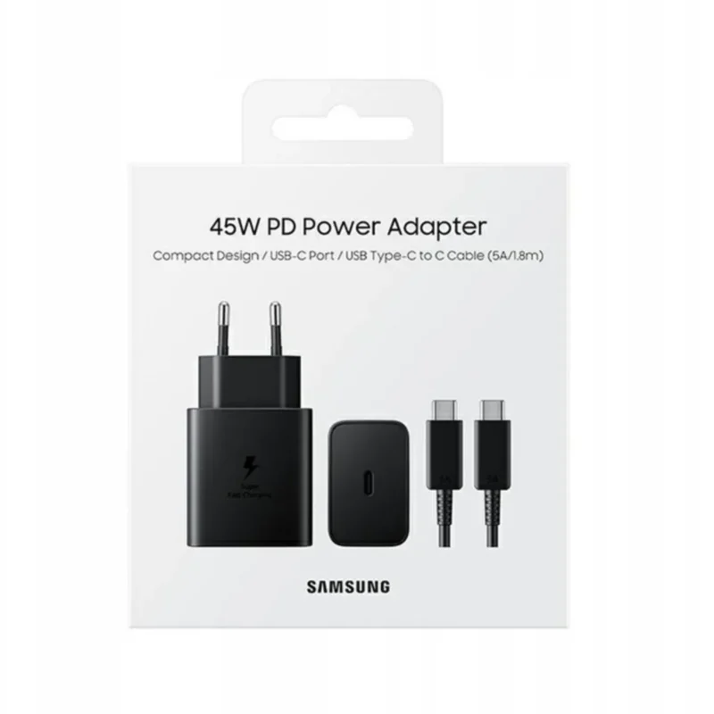 Ładowarka Sieciowa Samsung 45W + kabel (C-C) EP-T4511XBEGEU - obrazek 6