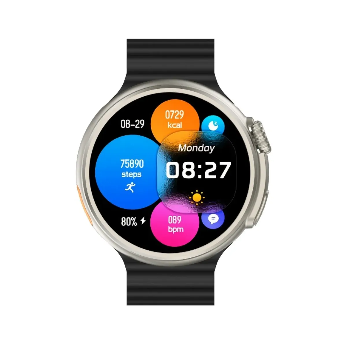 YAXO Watch Oxnard Czarny (Titanium Black) - obrazek 2