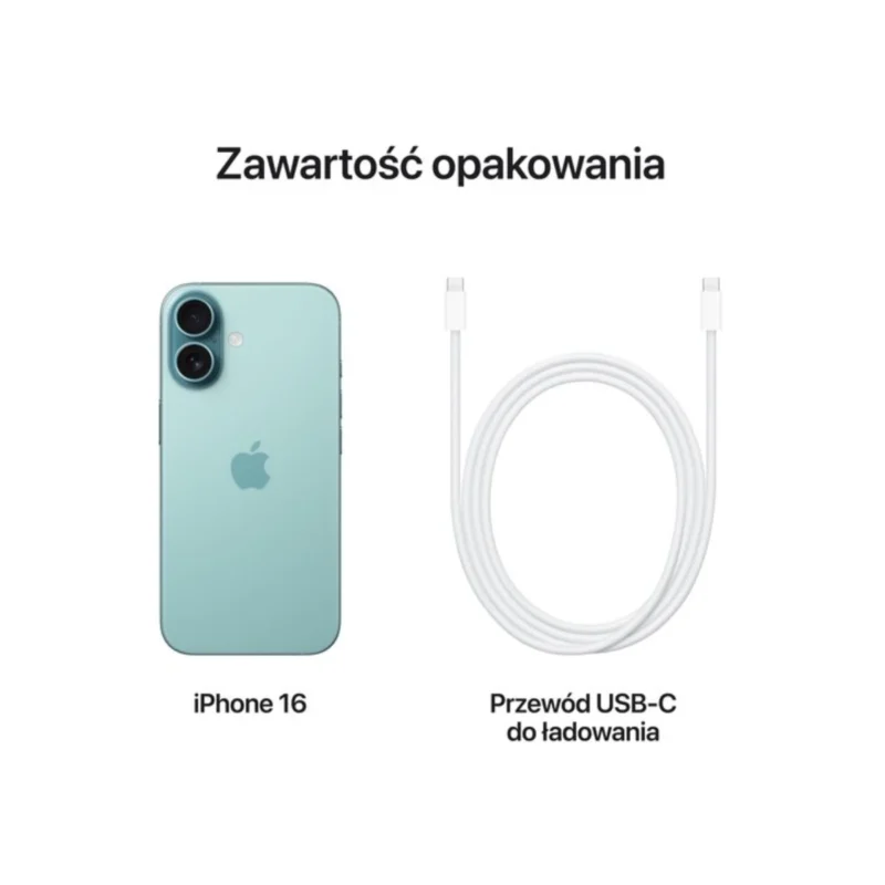 Apple iPhone 16 256GB Berylowa zieleń (Teal) MYEJ3 - obrazek 5