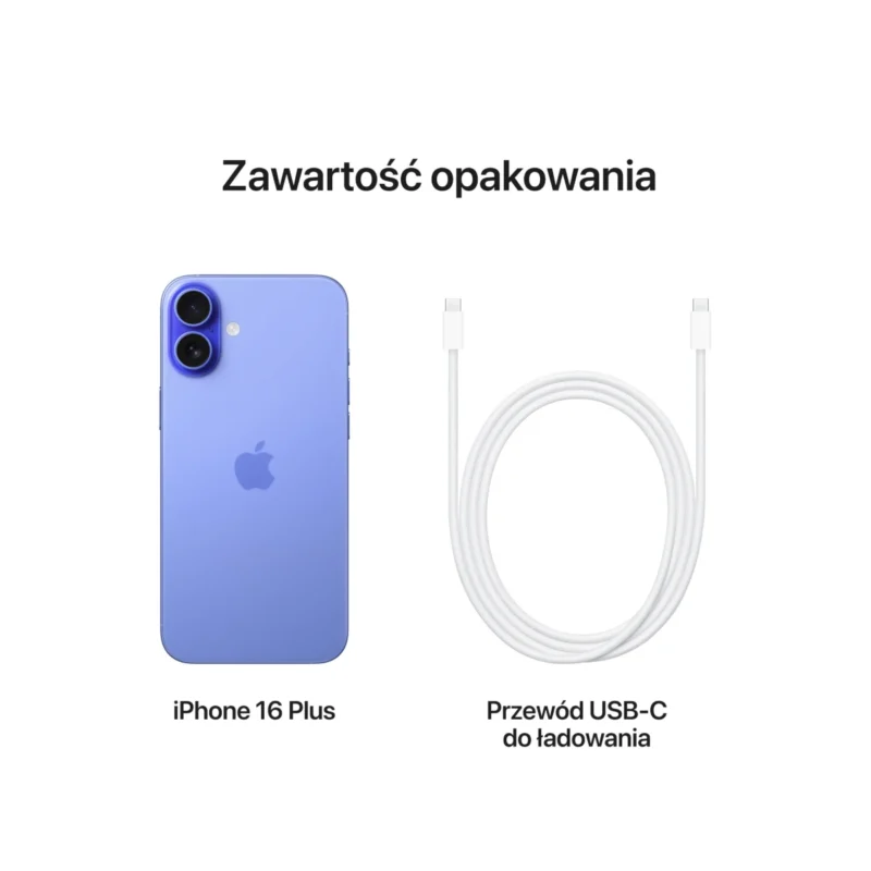 Apple iPhone 16 Plus 512GB Granatowy (Ultramarine) MY2D3 - obrazek 6