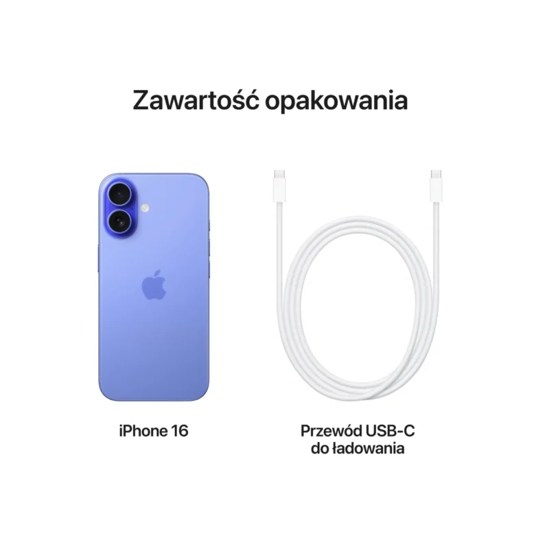 Apple iPhone 16 512GB Granatowy (Ultramarine) MYER3 - obrazek 5