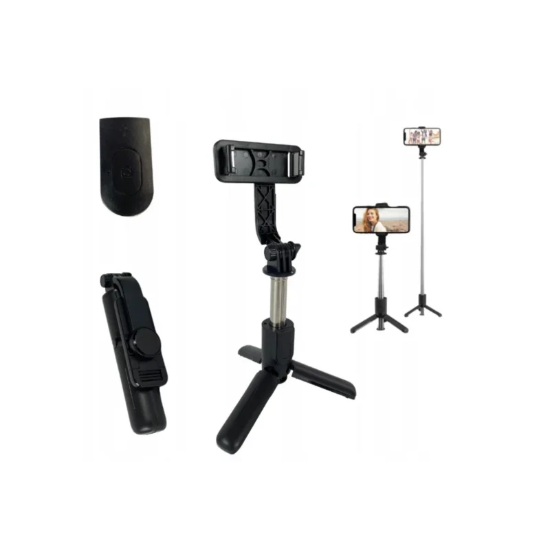 Selfie Stick + Statyw do telefonu 2w1 z pilotem 70 cm