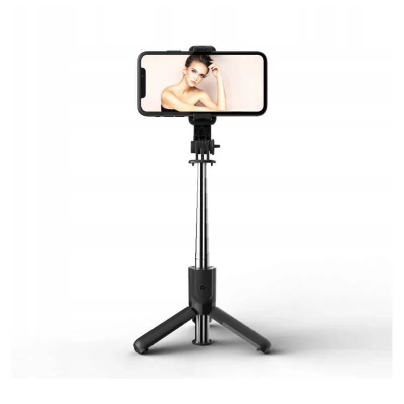 Selfie Stick + Statyw do telefonu 2w1 z pilotem 70 cm - obrazek 3