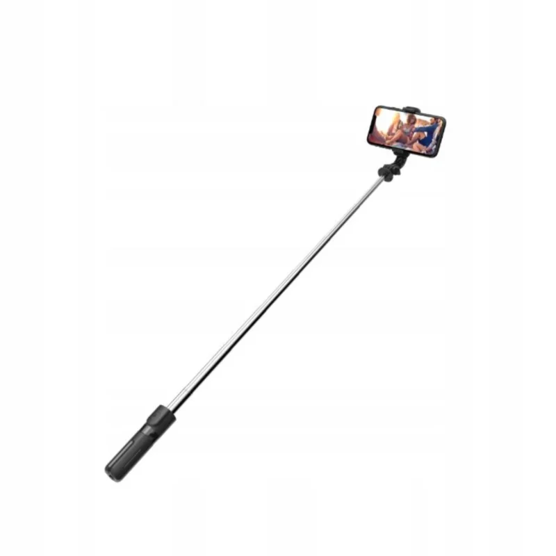 Selfie Stick + Statyw do telefonu 2w1 z pilotem 70 cm - obrazek 4
