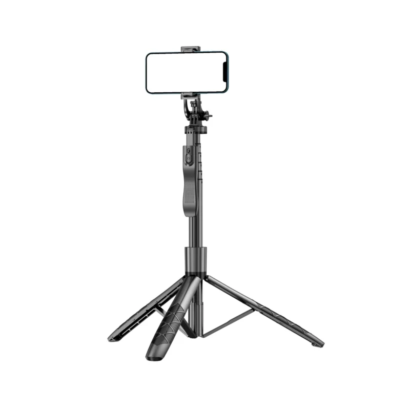 Selfie Stick + Statyw do telefonu 2w1 z pilotem 153 cm - obrazek 8