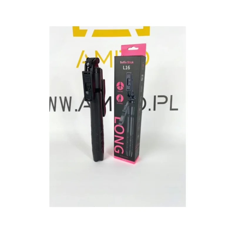Selfie Stick + Statyw do telefonu 2w1 z pilotem 153 cm - obrazek 5