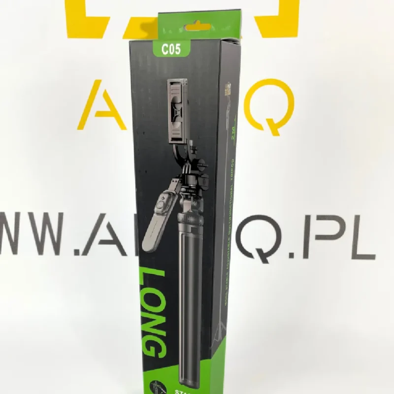 Selfie Stick + Statyw do telefonu 2w1 z pilotem 205 cm - obrazek 3