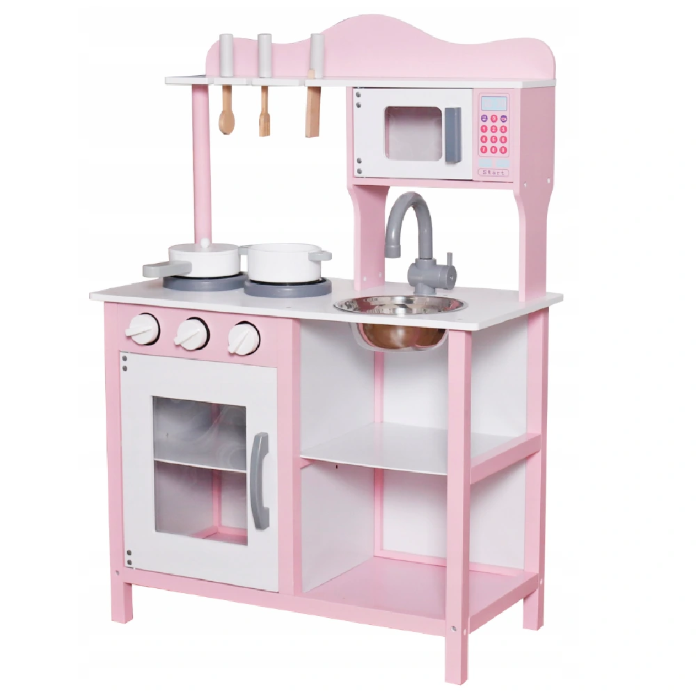 Kuchnia drewniana dla dzieci + akcesoria