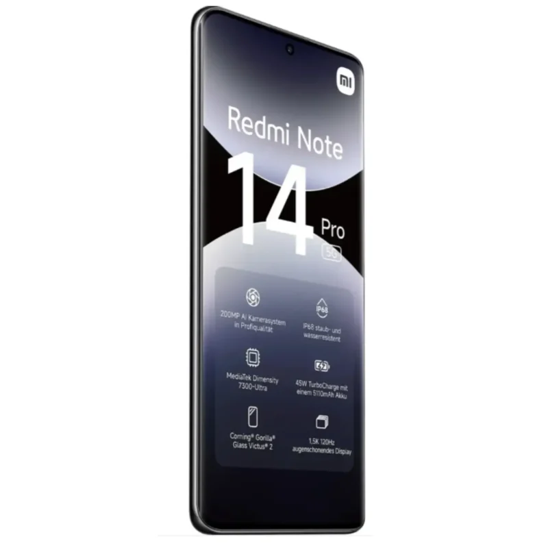Xiaomi Redmi Note 14 Pro 5G 12/512GB Czarny (Midnight Black) MZB0I89EU - obrazek 3