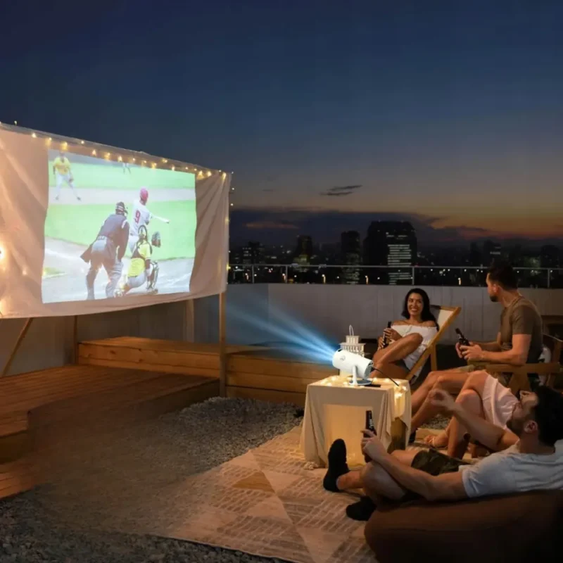 Projektor Android TV WiFi Mini 4k - AMPQ.PL - obrazek 11