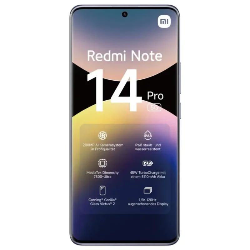 Xiaomi Redmi Note 14 Pro 5G 12/512GB Fioletowy (Lavender Purple) MZB0IM4EU - obrazek 2