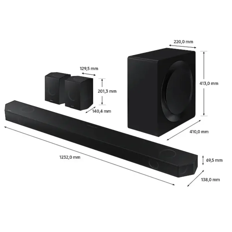 Soundbar Samsung HW-Q990D/EN Czarny (Black) - obrazek 11