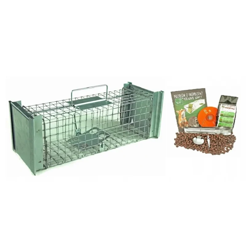 Skuteczna pułapka, żywołapka na szczury gryzonie 50x17x17 - obrazek 3