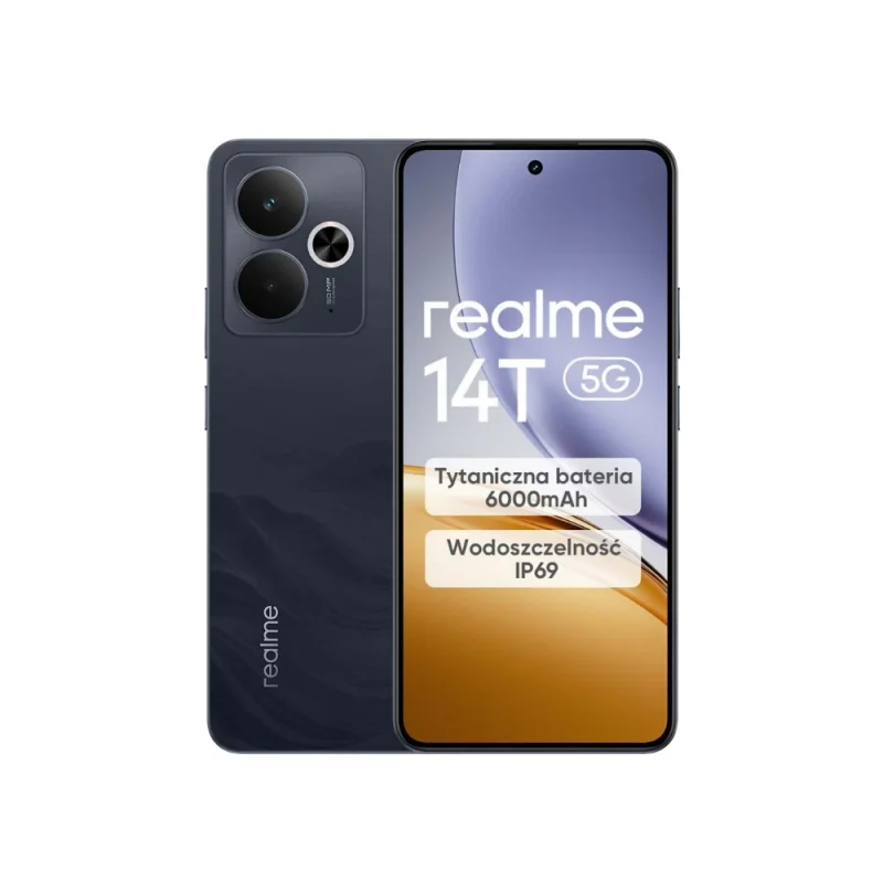 Realme 14T 5G 8/256GB Obsiaian Black - obrazek 3