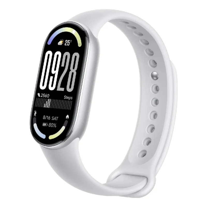Xiaomi Band 10 Srebrny - obrazek 2