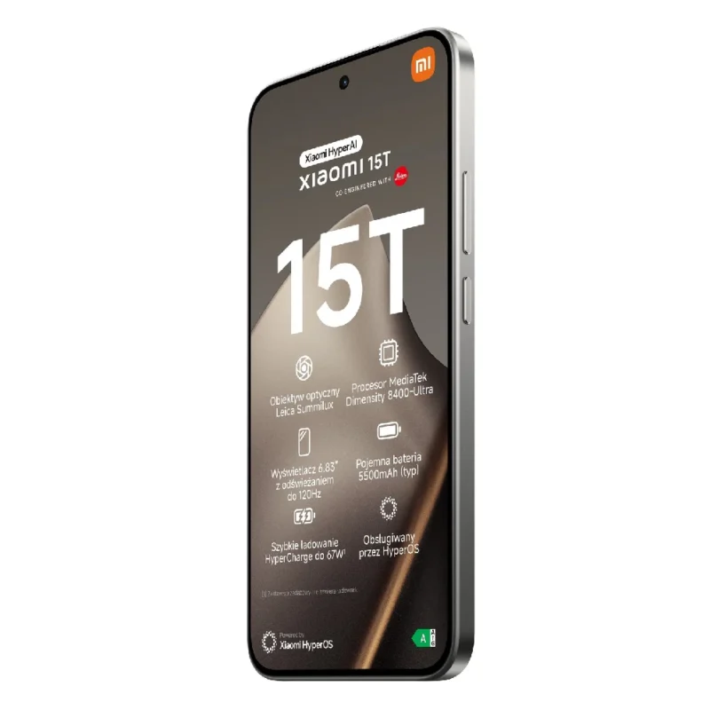 Xiaomi 15T 5G DS 12/512GB Gray MZB0KYHEU - obrazek 3