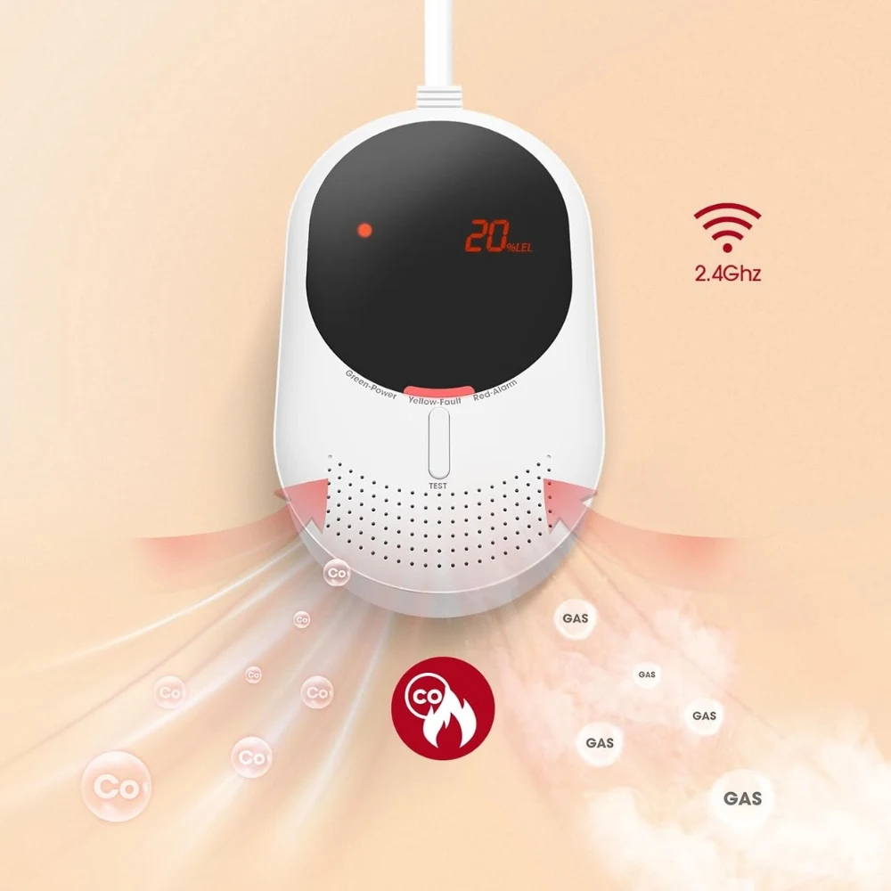 Czujnik Tlenku Węgla, Gazu i Dymu z WIFI - obrazek 7