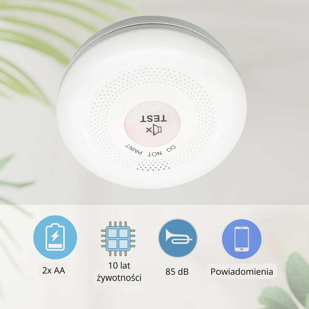 Czujnik Dymu JKD-517 Alarm Pożarowy - obrazek 6