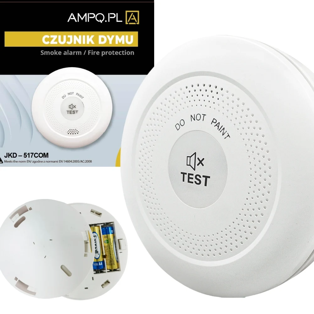 Czujnik Dymu JKD-517 Alarm Pożarowy