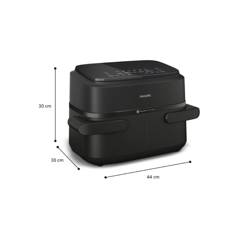 Philips Airfryer 1000 Series Dual Basket NA150/00 - obrazek 2