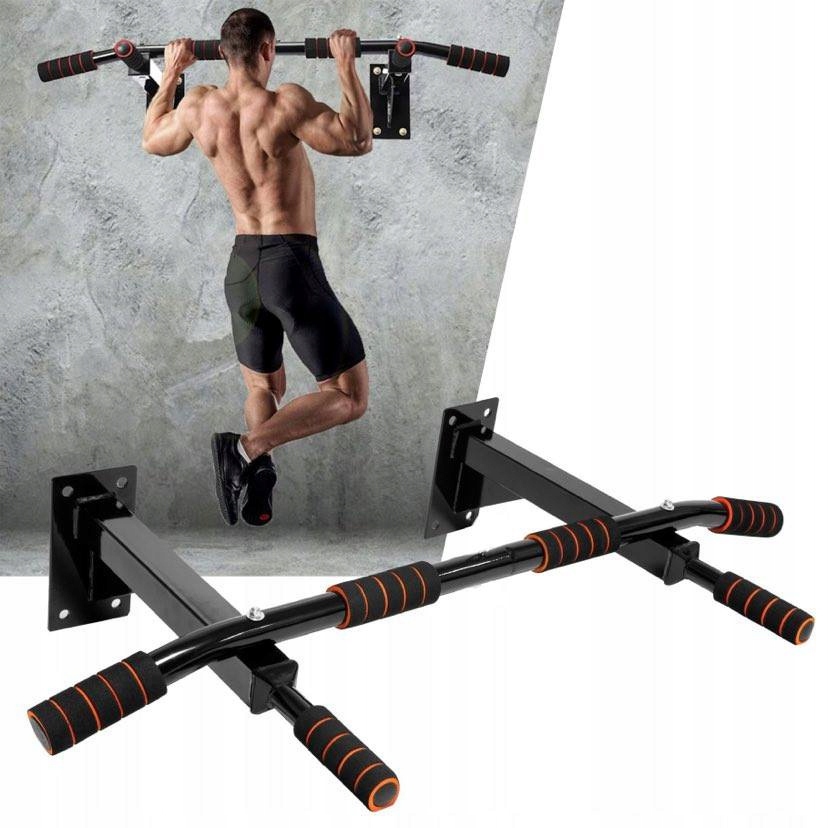 Drążek Ścienny do podciągania Udźwig 200kg + zestaw montażowy 4w1 - obrazek 3