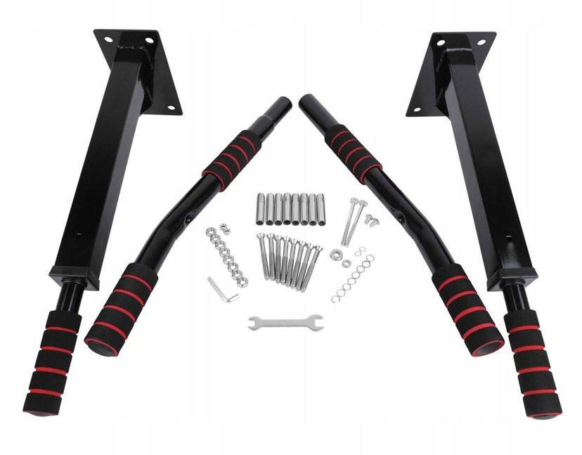 Drążek Ścienny do podciągania Udźwig 200kg + zestaw montażowy 4w1 - obrazek 4