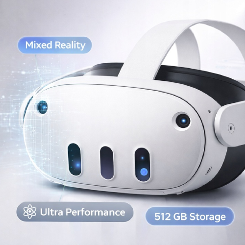 Gogle VR Meta Oculus Quest 3 512GB + 2 kontrolery - obrazek 2