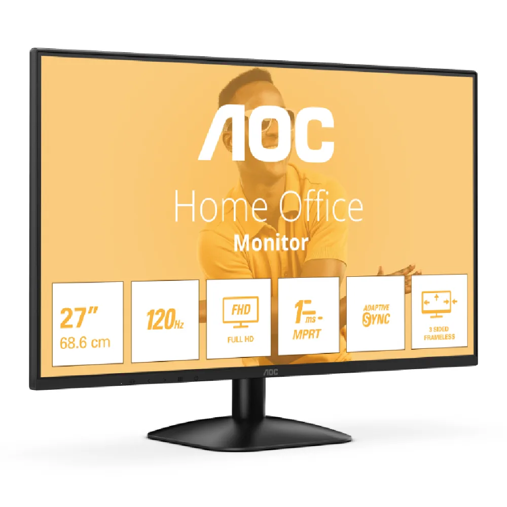 Monitor 27 cali AOC 27B31H FHD IPS 120Hz | 1 ms | HDMI | VGA| ADAPTIVE SYNC - obrazek 4