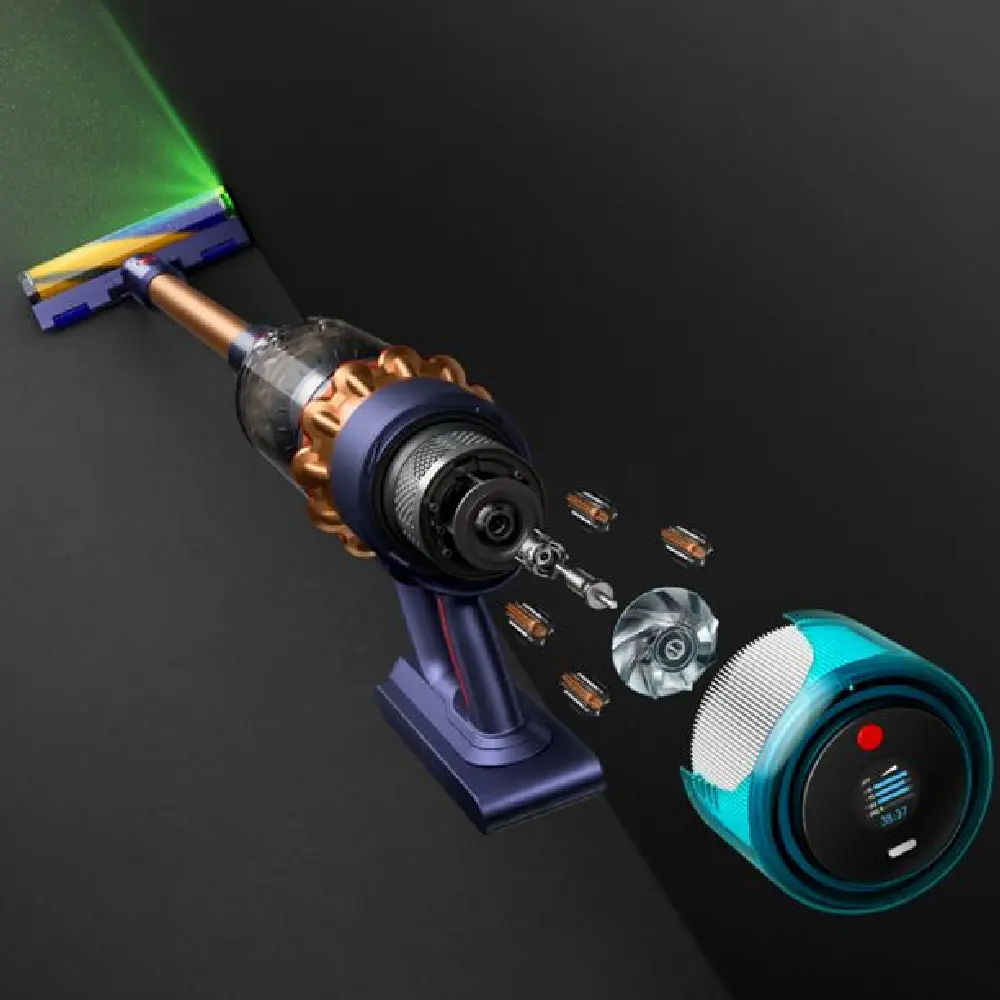 Odkurzacz pionowy Dyson Gen5detect Absolute błękit pruski/miedź - obrazek 4