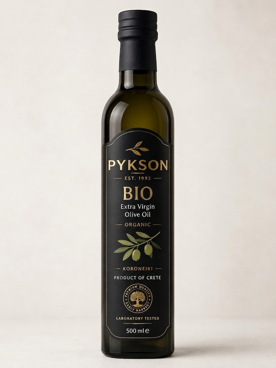 Oliwa PYKSON w oplocie wiklinowym 0,5l CZOSNEK Z CHILI