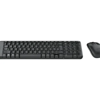 Zestaw bezprzewodowy klawiatura i mysz Logitech MK220 czarny
