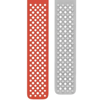 Pasek fluoroelastomerowy Amazfit, Air Edition, szerokość 20mm, długość 144.5-206.95mm czerwono-szary