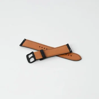 Skórzany pasek Amazfit, klasyczny, szerokość 22 mm, długość 166-230mm - czarny
