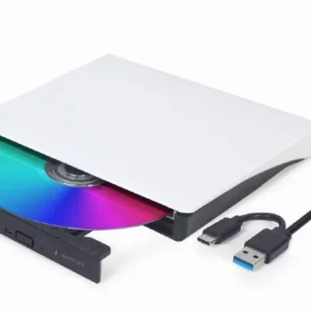 Nagrywarka zewnętrzna DVD -/+ R/RW Slim Gembird DVD-USB-031-BW biały