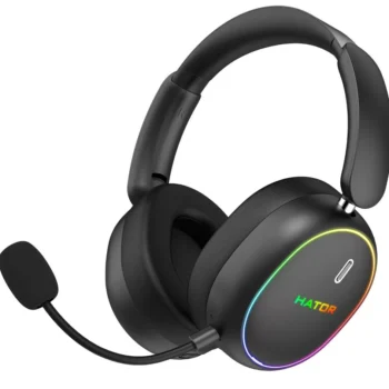 Słuchawki dla graczy Hator Phoenix 2 Wireless bezprzewodowe czarne