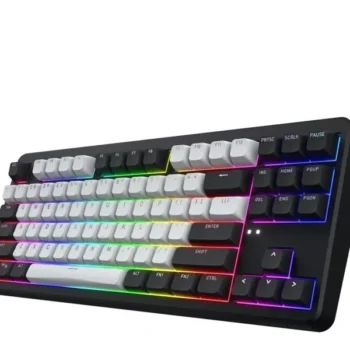 Klawiatura dla graczy Hator Rockfall 3 TKL Wireless mechaniczna czarna (klawisze czarno-białe)
